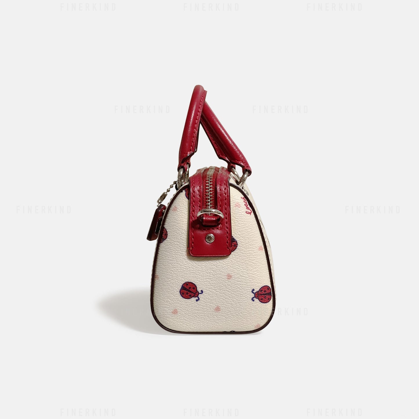 Micro Rowan Hand Bag with Ladybug Print (No Strap)